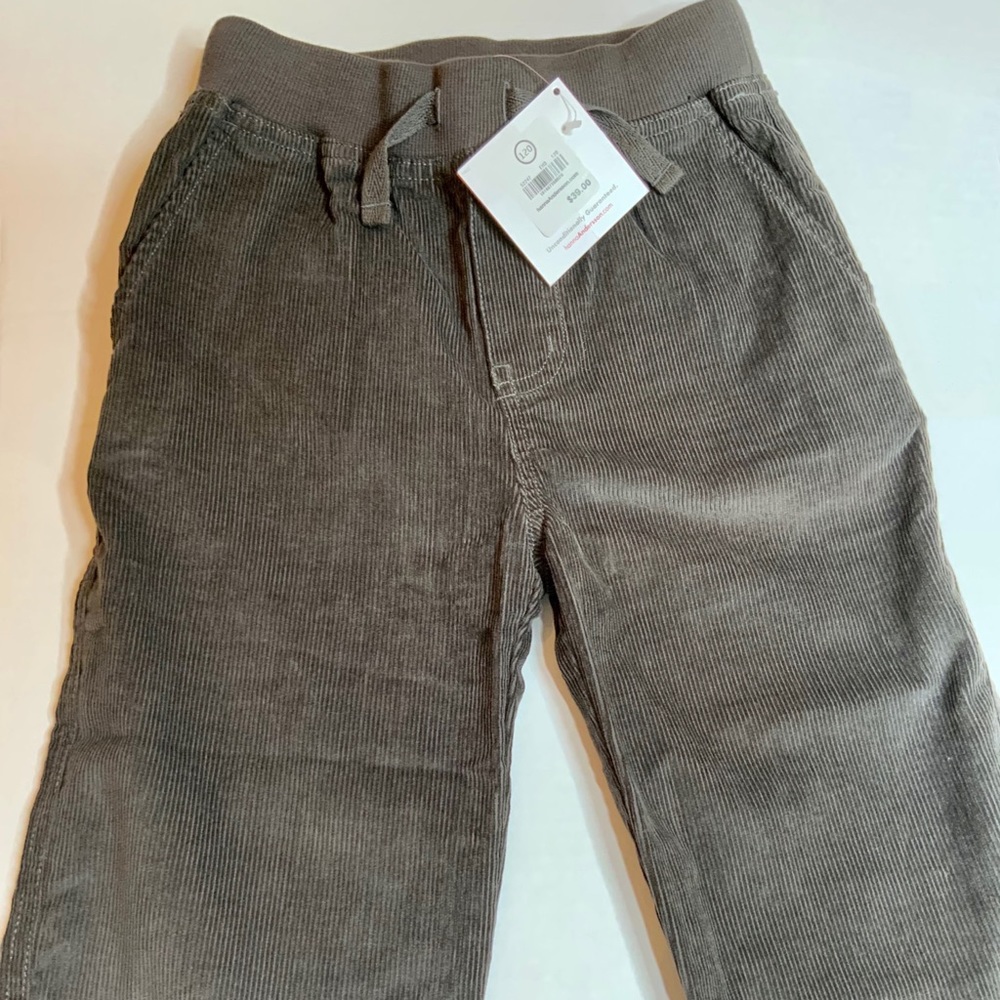 NWT Hanna Andersson boys size 6/7 corduroy pants